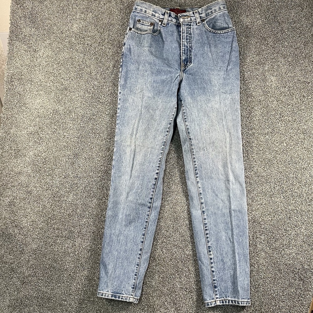 Limited Jeans Womens 6R Made USA 100% Cotton High Rise Light Wash Straight Denim